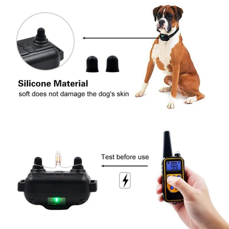 800m Electric Dog Training Collar Waterproof