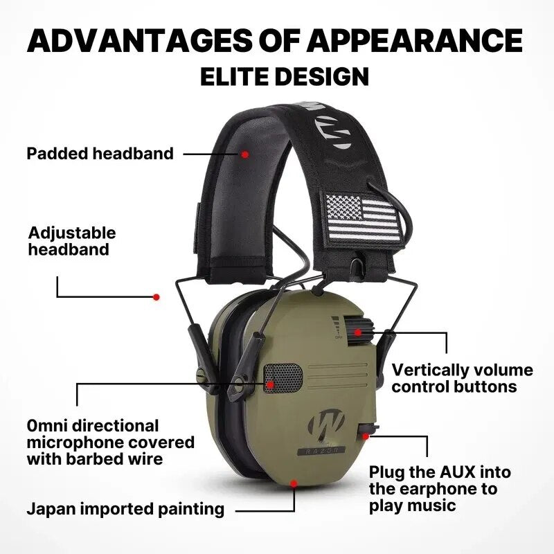 Active Electronic Shooting Headphones