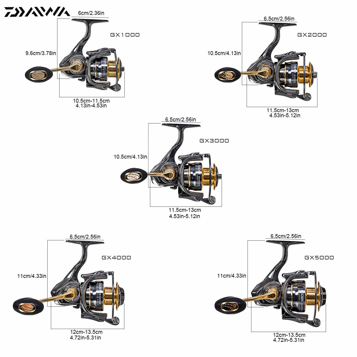 Daiwa All Metal (CODEK ) Fishing Reel 15Kg Max Drag Power Spinning Suitable for all waters