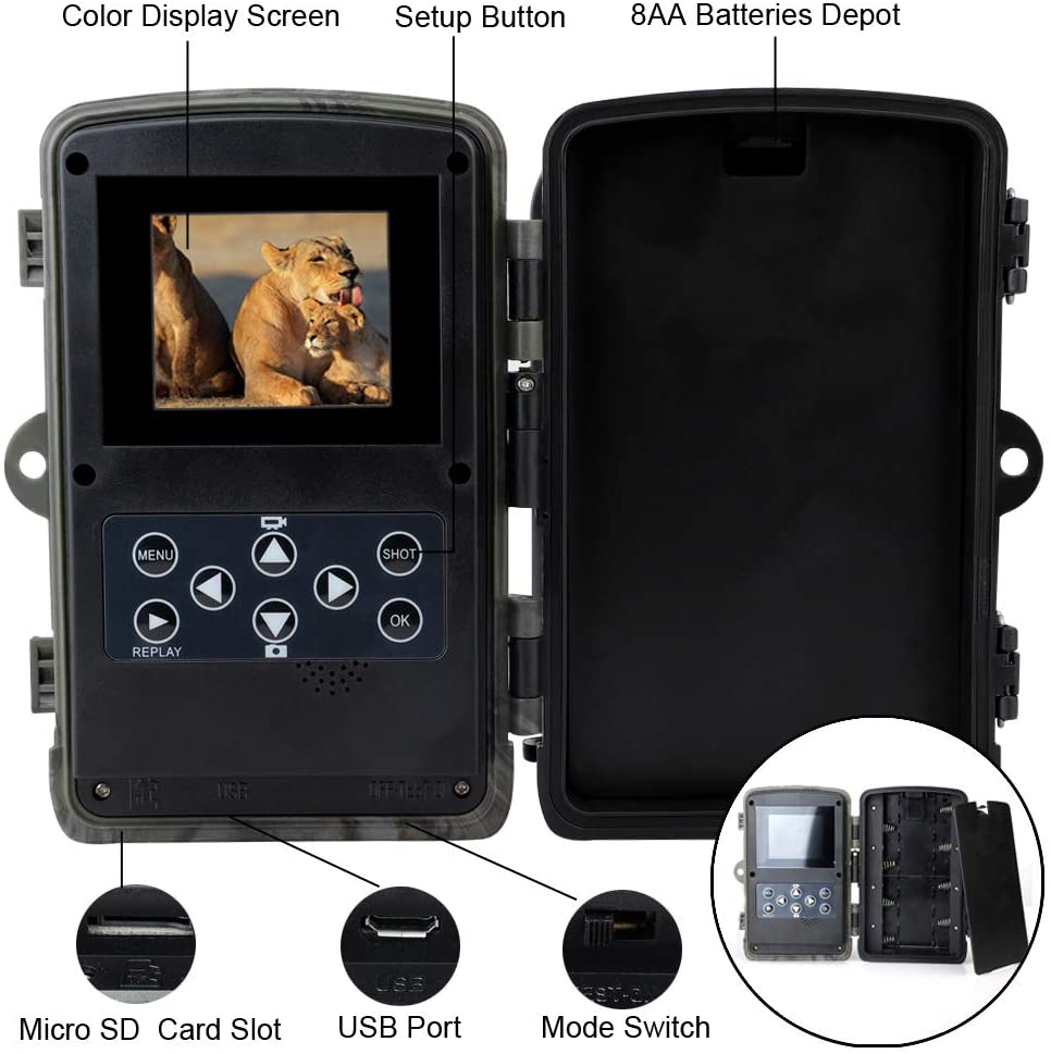 Hunting Trail Camera Wildlife Camera With Night Vision