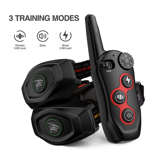 Training Collar With Automatic Anti-Bark and 3 Training Modes