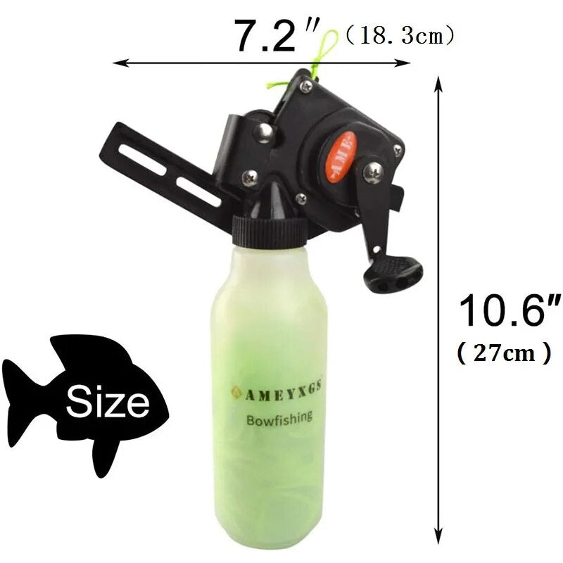 Archery Compound Bow Fishing Reel Rope Pot