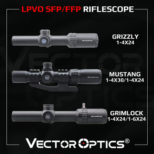 Vector Optics 1-4x24 1-6x24 SFP/FFP LPVO Riflescope For .308 30-06 AR15 Rifles&Airguns Hunting